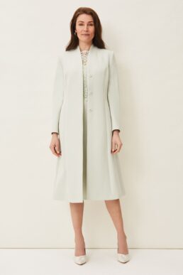 Phase Eight Georgia Occasion Coat Light Green Mint