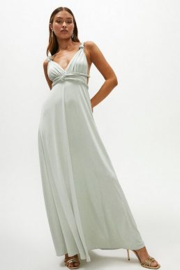 Coast Multiway Jersey Maxi Dress Pistachio Light Green