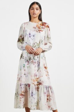 Ted Baker IANTHE Pleated Midi Dress ...