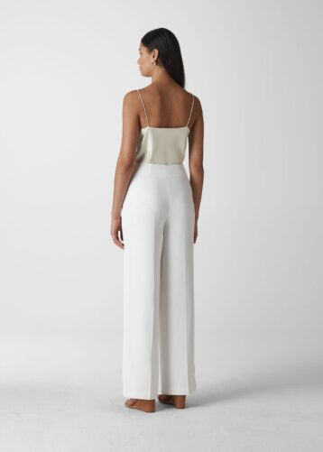Whistles Silver Silk Cami Top - Image 2