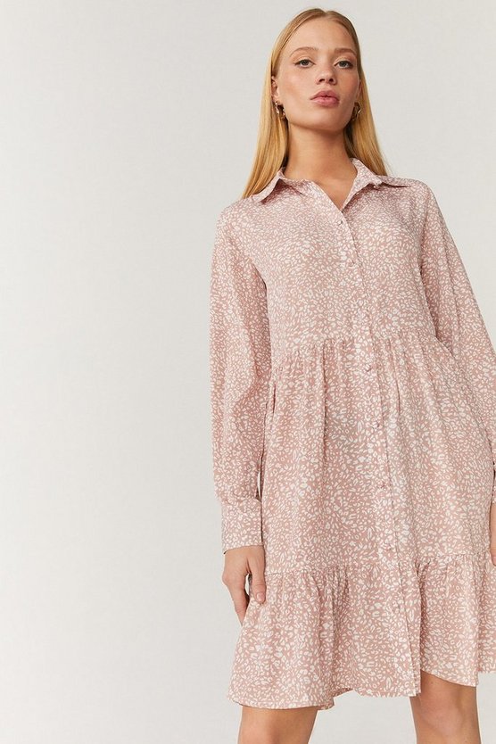 Smock Shirt Dress