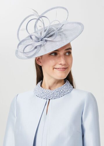 Hobbs Freya Fascinator Celeste Pale Blue