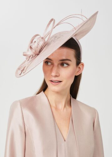 Hobbs Juliette Fascinator Pale Pink Blush