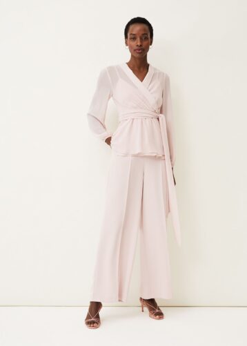 Phase Eight Florentine Co-Ord Trousers Rose Blush Pink