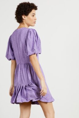 Ted Baker COTSWLD Pleated hem mini dress Lilac Light Purple
