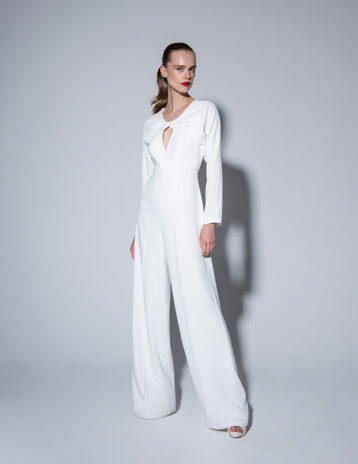 Rowley Hesselballe Beyza Bridal Jumpsuit White