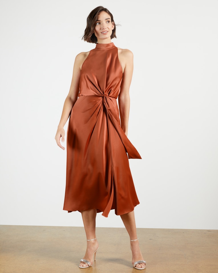 LELLY Halterneck occasion midi dress