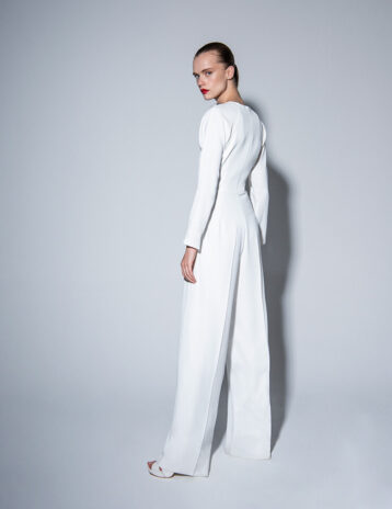 Rowley Hesselballe Beyza Bridal Jumpsuit White