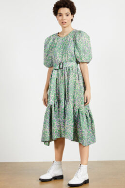 Ted Baker ANGLSEY Leopard dress Green Multi