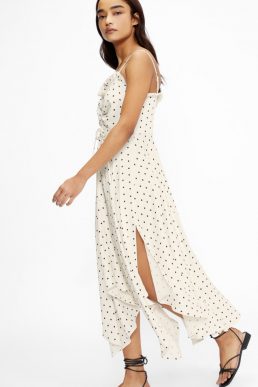 Ted Baker LIYYLAA Polka Dot Cami Dress Black White