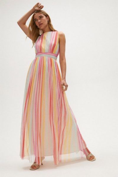 multicoloured maxi dress