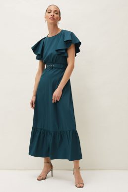 Phase Eight Dinah Maxi Dress Petrol Green
