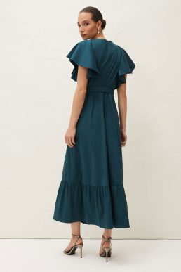 Phase Eight Dinah Maxi Dress Petrol Green