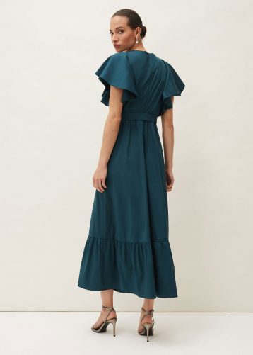 Phase Eight Dinah Maxi Dress Petrol Green