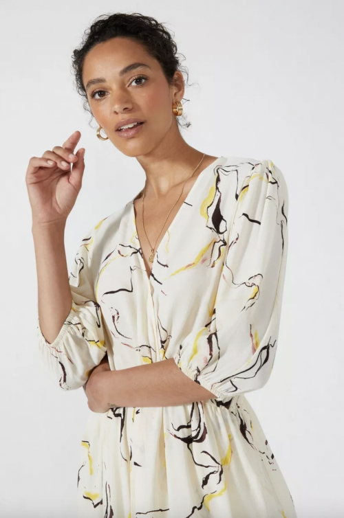 Principles Twist Front Artist Print Dress £33.75