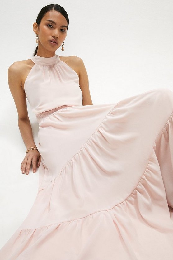 Halter Neck Maxi Dress