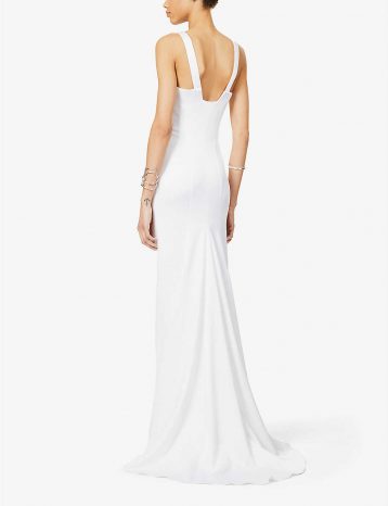 Galvan Hampshire crepe-satin bridal gown, White - Image 2