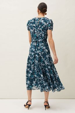 Phase Eight Lola Floral Dress Green Multi