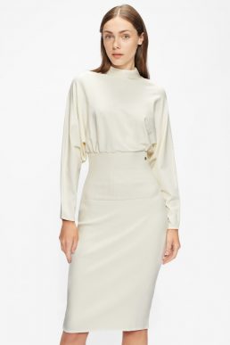 Ted Baker ALICE Cocoon Midi Dress White