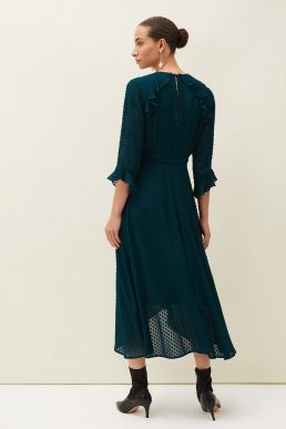 Phase Eight Lilibeth Wrap Midi Dress Ocean Green