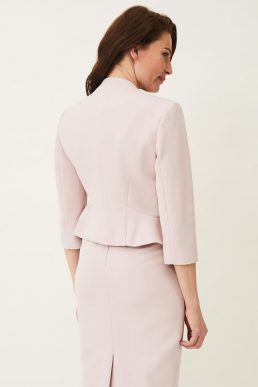 Phase Eight Mariposa Occasion Jacket Antique Rose Pink Blush