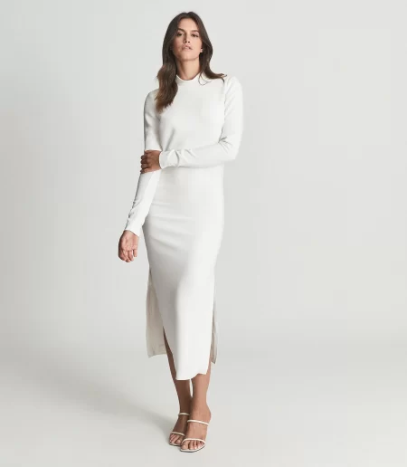 Reiss cream sales dress