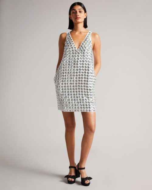 Ted baker embellished dress deals