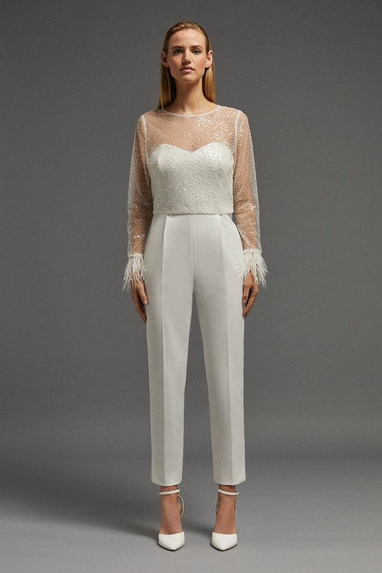 Coast sequin top sales jumpsuit
