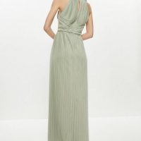Coast green pleated dress outlet