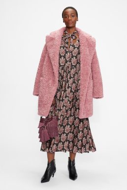 Ted Baker DHANA Relaxed printed maxi dress Black Pink