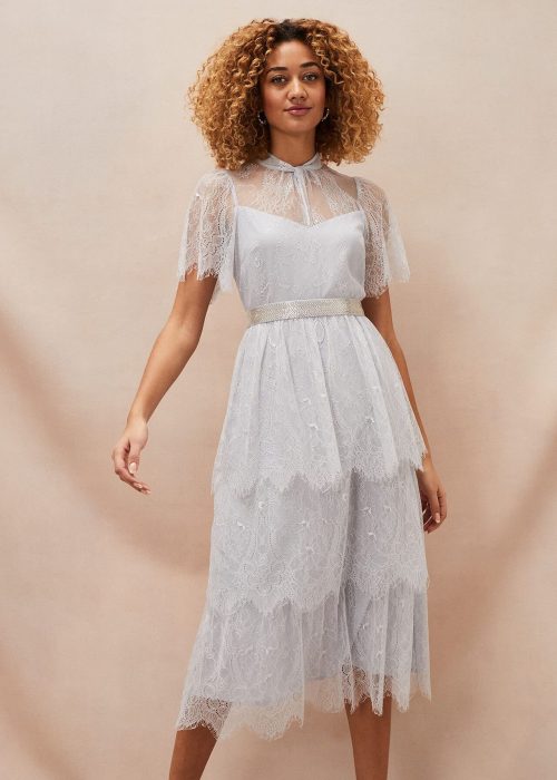 Lace midi outlet