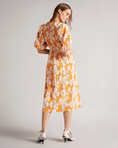 Ted baker on sale burnt orange dress