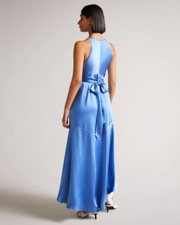 Ted Baker Mmilly High Low Maxi Dress Light Blue