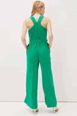 Ted Baker Phase Eight Orla Twist Neck Jumpsuit Green
