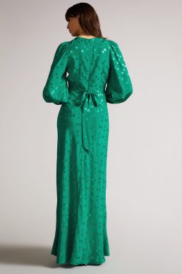 Ted Baker Tallyia Maxi Dress with Seam Detailing Green