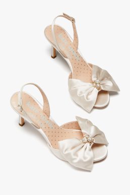 Kate Spade happily slingback pumps bridal ivory