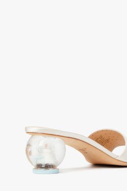 Kate Spade love slide sandals bridal ivory