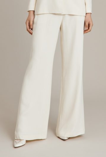 Ghost Bridal Alexa Trouser Cloud Dancer Ivory