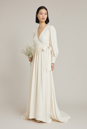 Ghost Hope Sleeve Wedding Dress Cloud Dancer Ivory