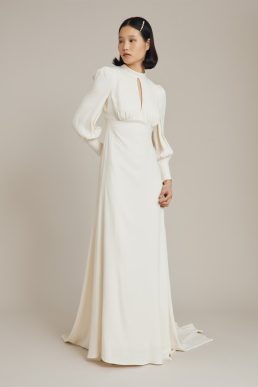 Ghost Luna Sleeve Wedding Dress Cloud Dancer Ivory