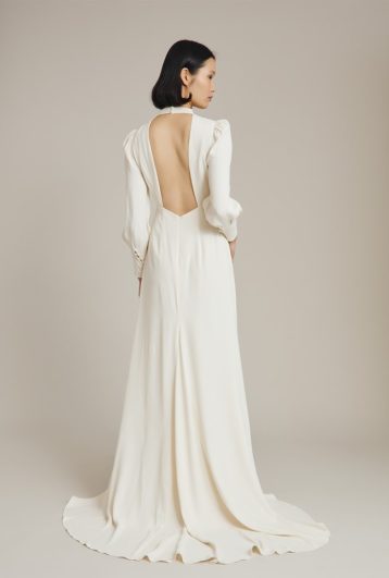 Ghost Luna Sleeve Wedding Dress Cloud Dancer Ivory