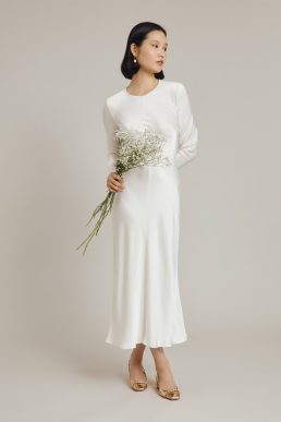 Ghost Mari Sleeve Wedding Dress Ivory