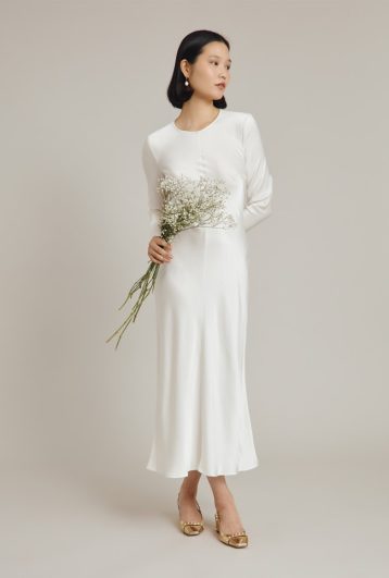 Ghost Mari Sleeve Wedding Dress Ivory