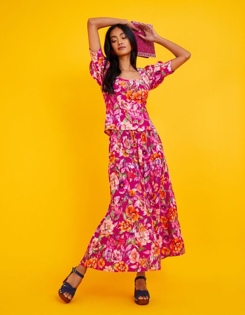 Maxi skirt viscose hotsell