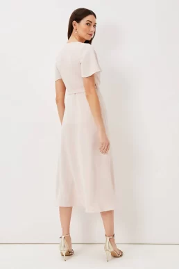Phase Eight Julissa Wrap Dress Cameo Pink Blush