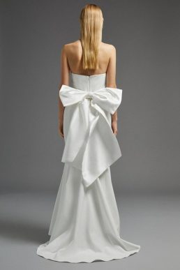 Coast Bridal Structured Twill Waist Bow Ivory