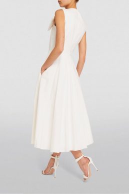 ROKSANDA Brigitte Midi Dress Ivory