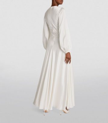 ROKSANDA Silk Amarantia Bridal Gown Ivory