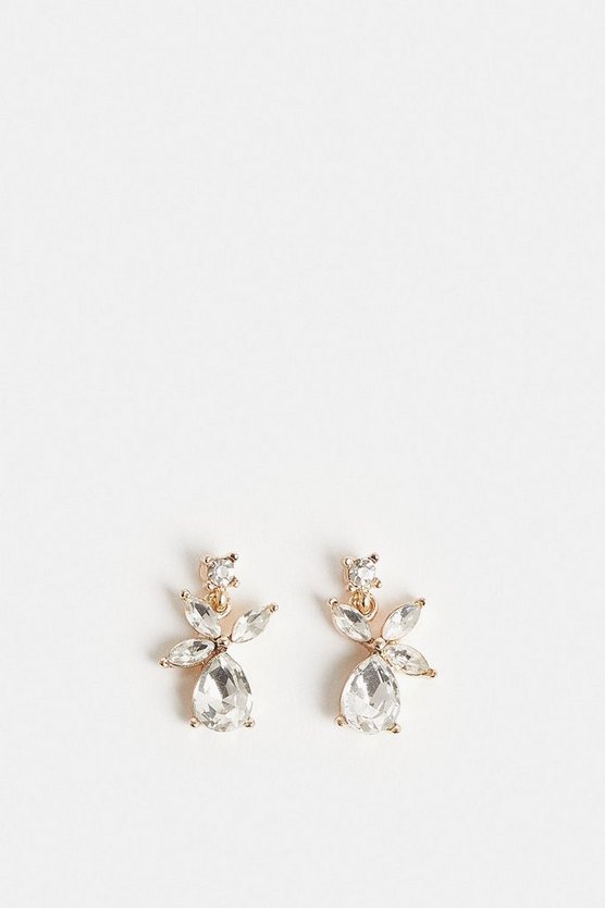 Diamante Drop Earrings