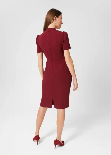 Hobbs Isla Shift Dress Red